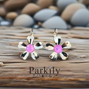 Handcrafted earrings with Sparkly Australian crystal